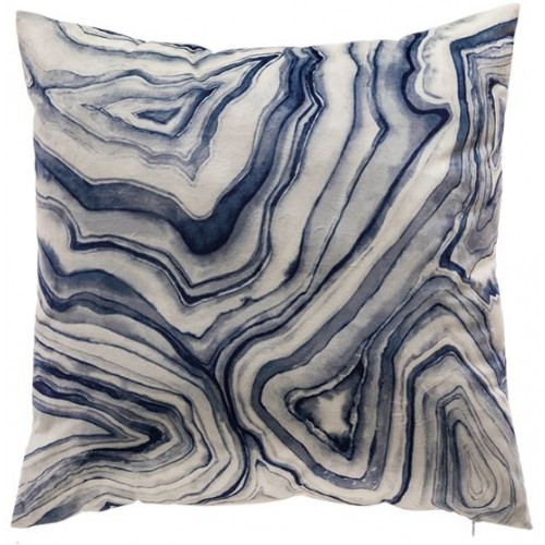 Arles Blue Velvet - 22x22 Pillow