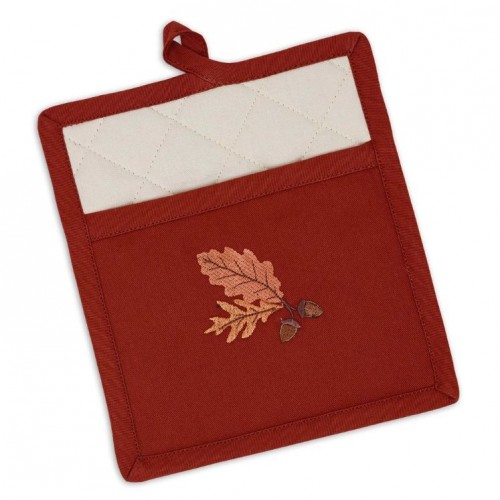 Acorn Oak Embroidered Pocket Potholders (SET OF 2)
