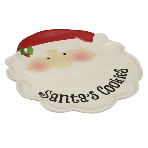 "Santa's Cookies" Plate