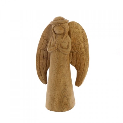 Primitive Angel, Carved Wood