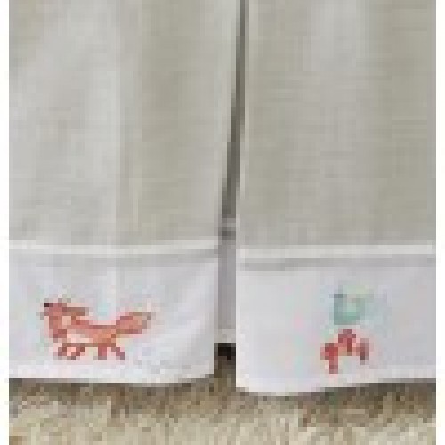 Fox and the Finch Crib skirt – Limited Edition