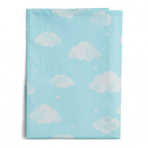 Clouds Print Fitted Sheet