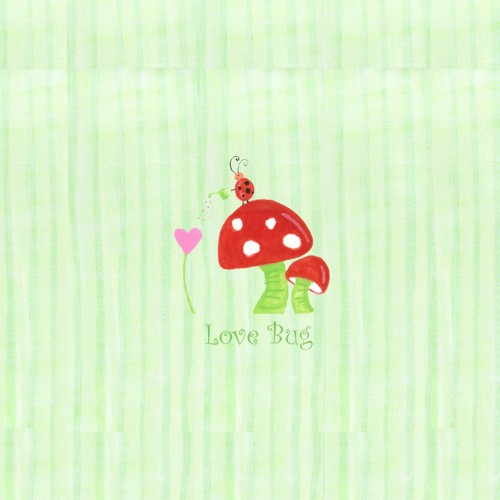 Nickname “Love bug” Mushroom Wall Art
