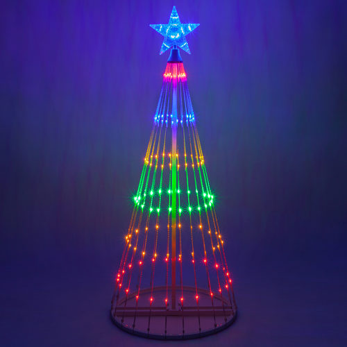 Multicolor LED Animated Outdoor Lightshow Tree