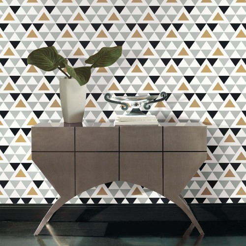 Geometric Triangle Peel and Stick Wallpaper