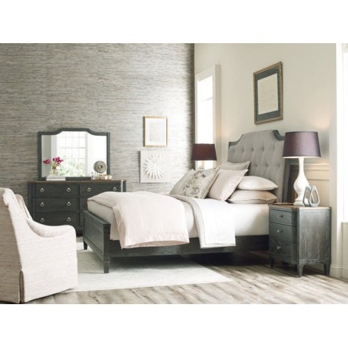 American Drew Lorraine Upholstered Queen Bed