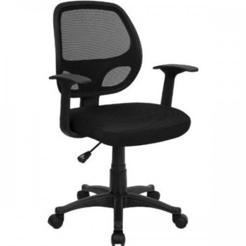 Black Mesh Mid Back Office Chair
