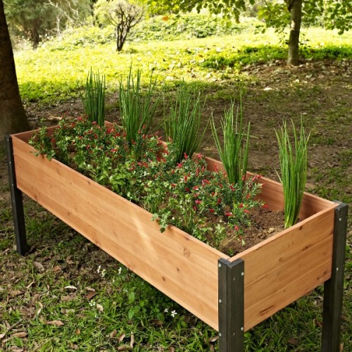 Elevated Outdoor Raised Garden Bed Planter Box 7
