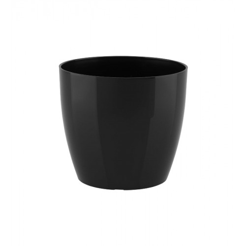 Set Of 3 Sm. Plastic San Remo Pot Black - A
