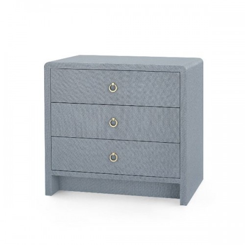 Bryant 3-drawer Side Table, Gray