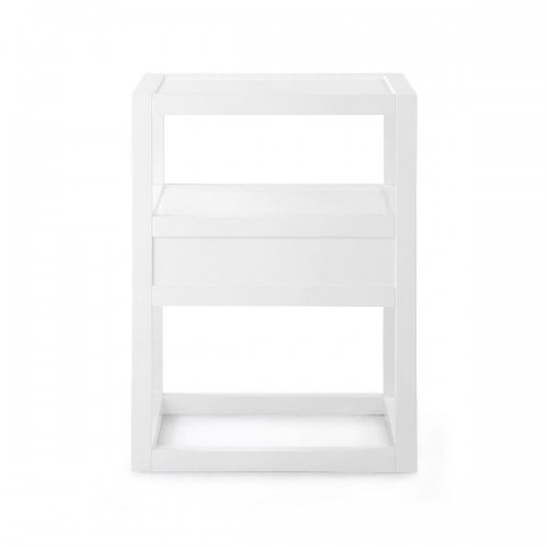 Newport 1-drawer Side Table, White