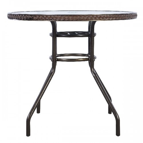 Outdoor Patio Steel Round Table