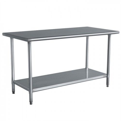 Stainless Steel Top Utility Table High Top Workbench Prep Table 24 x 48 inch