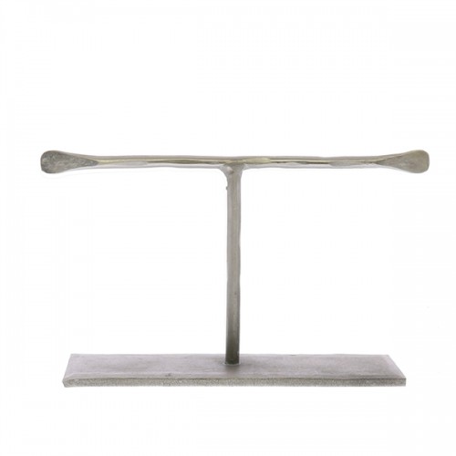 Maddox Forged Iron Jewelry T Stand - Short 4" - Silver